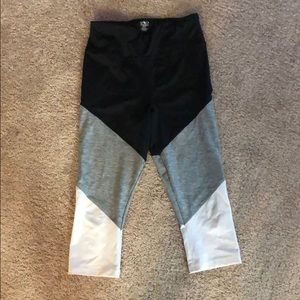 Color block workout leggings